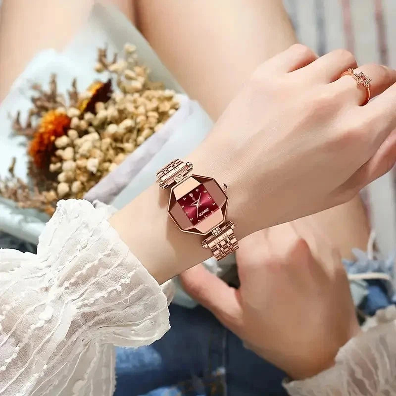 Women's Luxury Quartz Watch - Waterproof, Stainless Steel