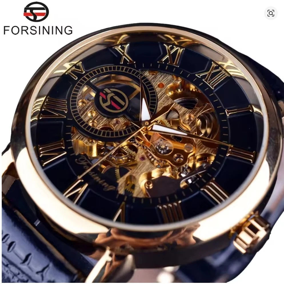 Forsining Automatic Watch For Men Luminous Hand Classsic Mechanical Watch