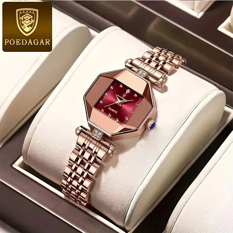 Women's Luxury Quartz Watch - Waterproof, Stainless Steel