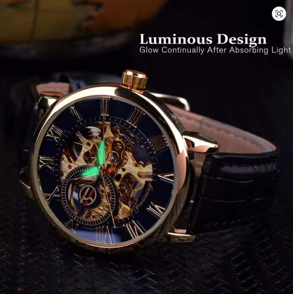 Forsining Automatic Watch For Men Luminous Hand Classsic Mechanical Watch