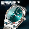 Waterproof Men Watch Stainless Steel Quartz Luminous Classic Business Wristwatch