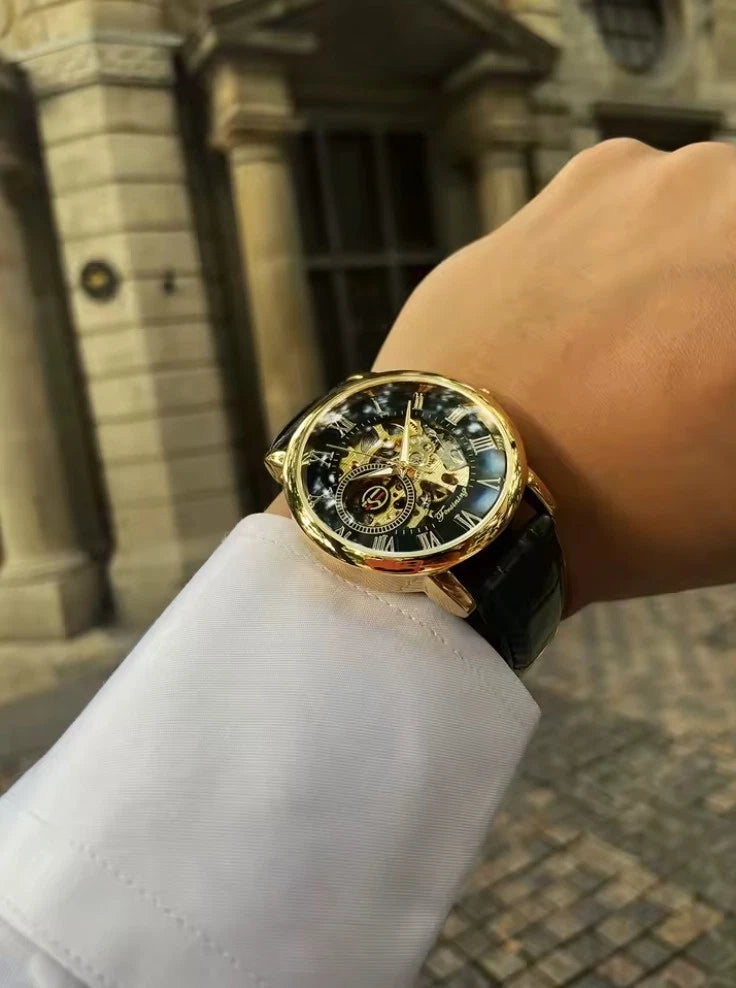 Forsining Automatic Watch For Men Luminous Hand Classsic Mechanical Watch