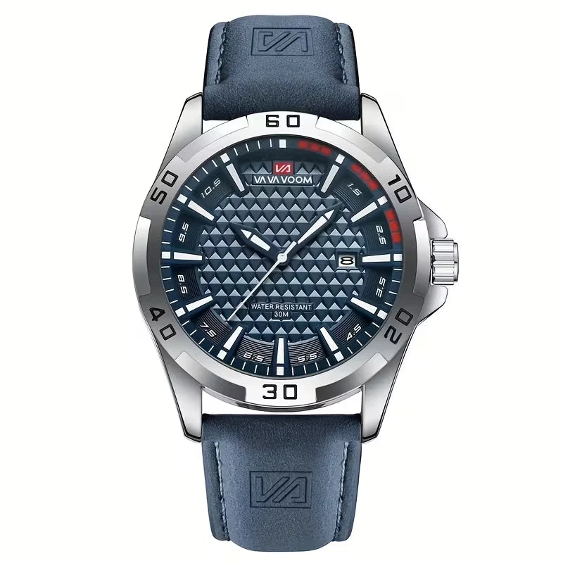NAVIFORCE GREEN AND BLUE SPORT MEN'S WATCH WATERPROOF STAINLESS STEEL