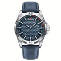 NAVIFORCE GREEN AND BLUE SPORT MEN'S WATCH WATERPROOF STAINLESS STEEL